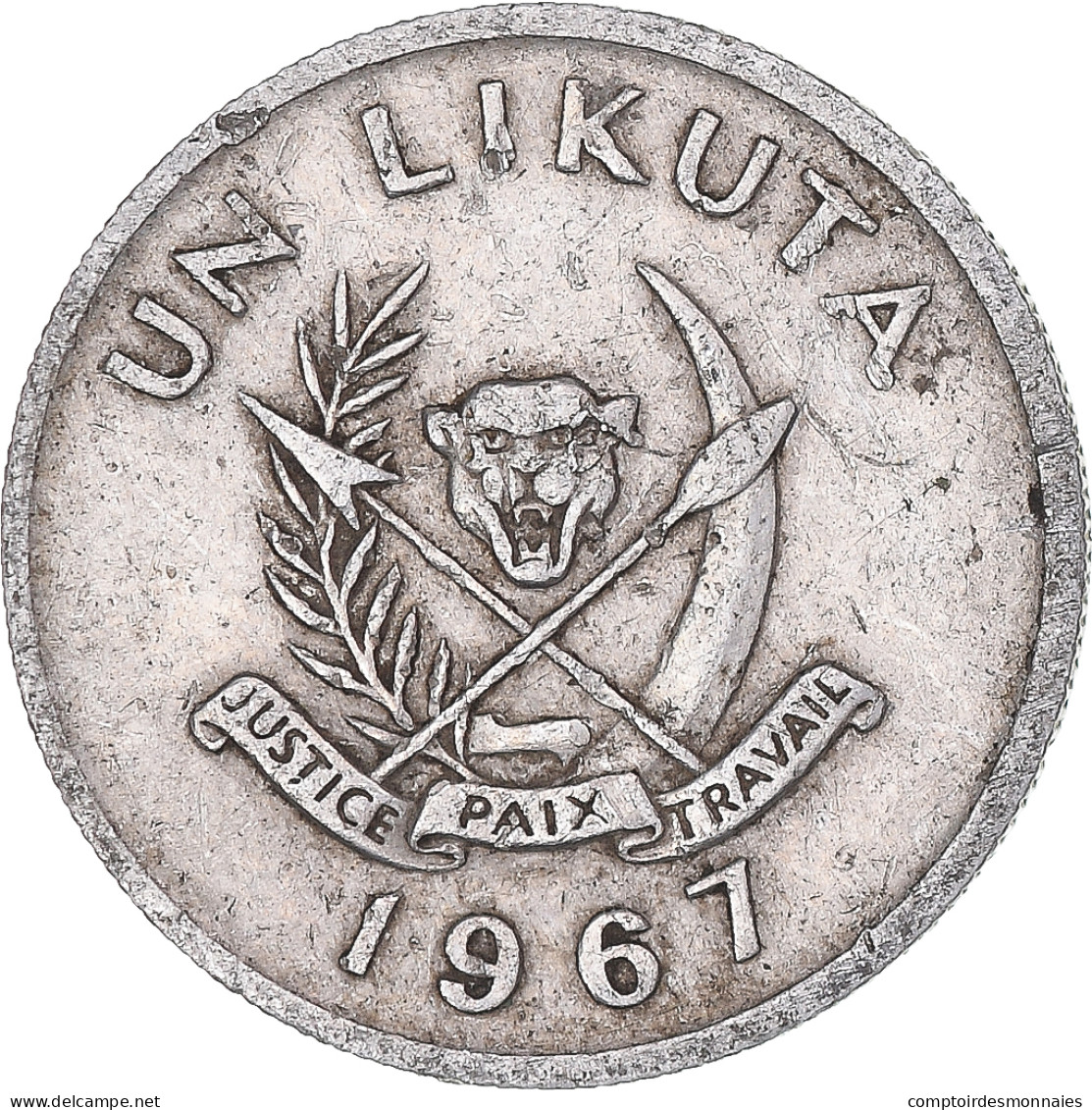 Monnaie, Congo, Likuta, 1967 - Congo (Rép. Démocratique, 1964-70)