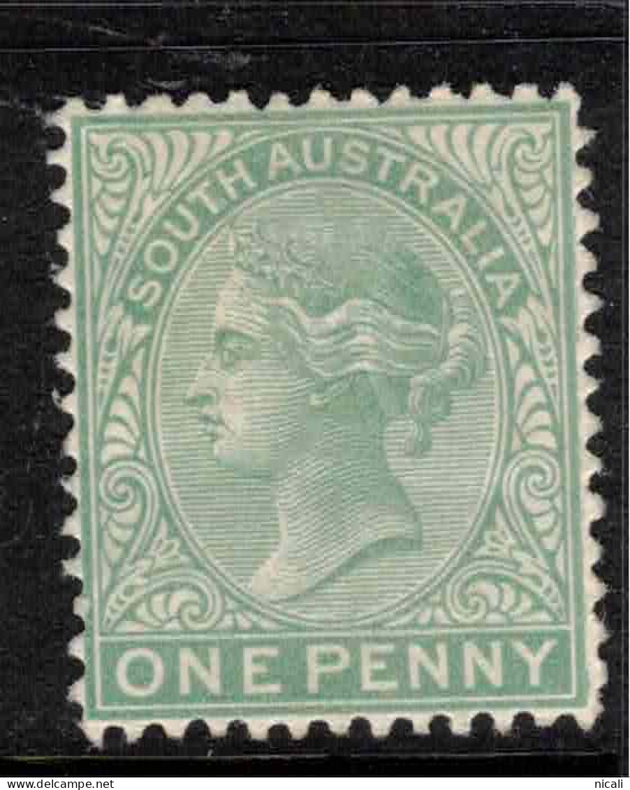 SOUTH AUSTRALIA 1876 1d Pale Green P13 SG 175 HM #CBU14 - Mint Stamps