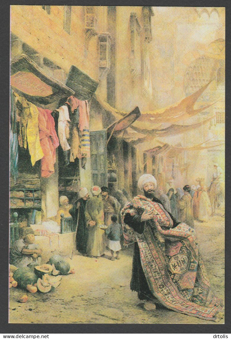 EGYPT / OLD CARD / REPRINT / EMILE VERNET - LECOMTE / OIL ON CANVAS 1870 - Musées