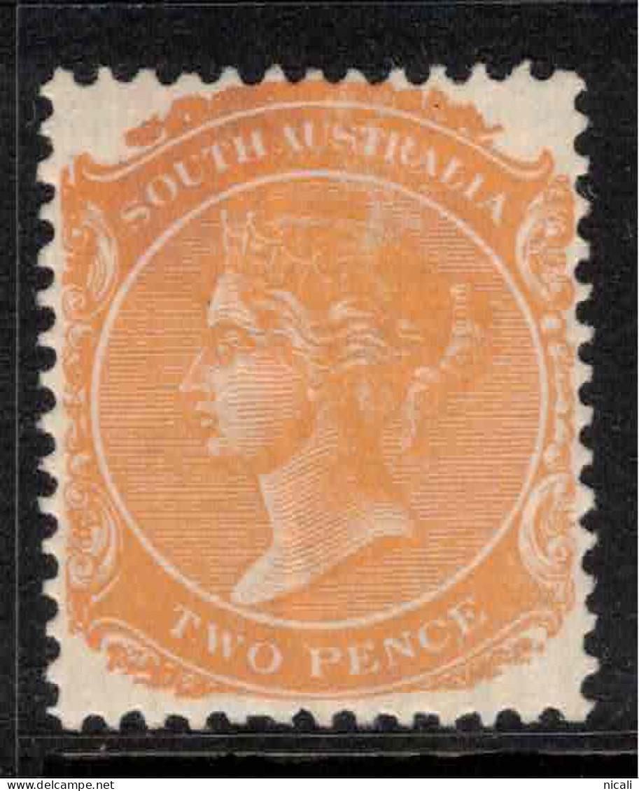 SOUTH AUSTRALIA 1876 2d Pale Orange P13 SG 177 HM #CBU15 - Mint Stamps