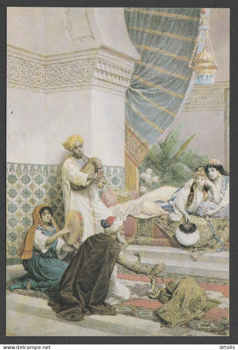 EGYPT / OLD CARD / REPRINT / FRANCISCO COLEMAN ( 1851 ) / SNAK MAGICIAN - Musées