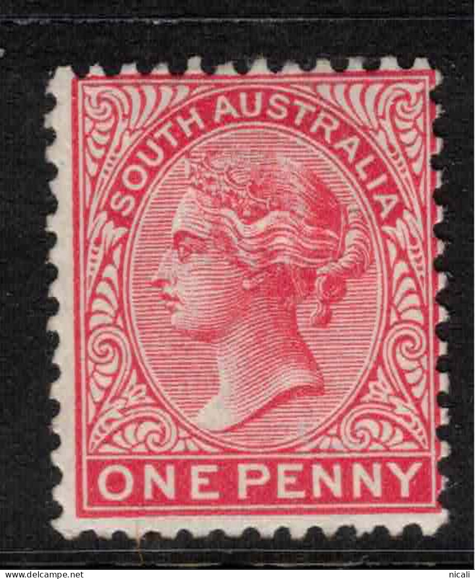 SOUTH AUSTRALIA 1876 1d Rosine P12.5x11.5 SG 179 HM #CBU18 - Ungebraucht