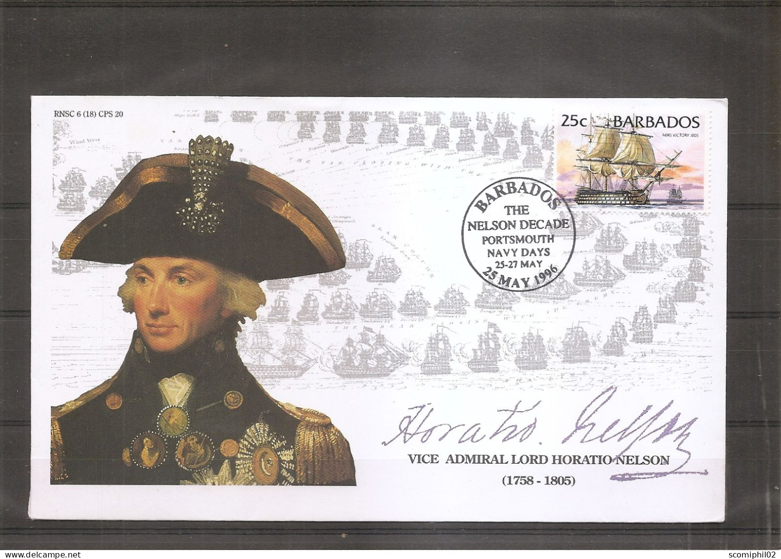 Napoléon - Amiral Nelson ( Commémoratif Des Barbades De 1996 à Voir) - Napoléon
