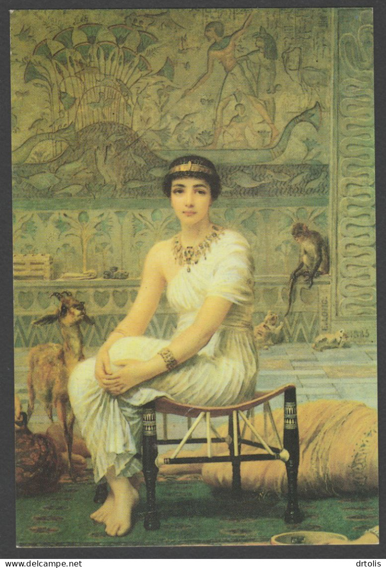 EGYPT / OLD CARD / REPRINT / EDWIN LONG 1885 / PRINCE OF LOVE / OIL ON CONVAS - Musées