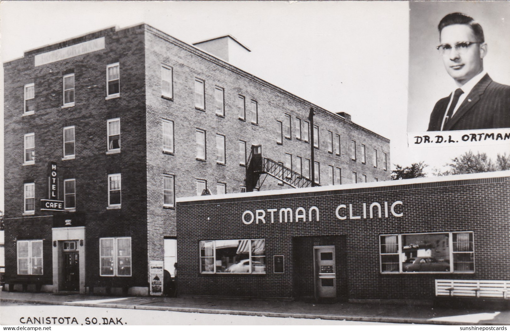 South Dakota Canistota Ortman Clinic And Dr D L Ortman Real Photo - Other & Unclassified