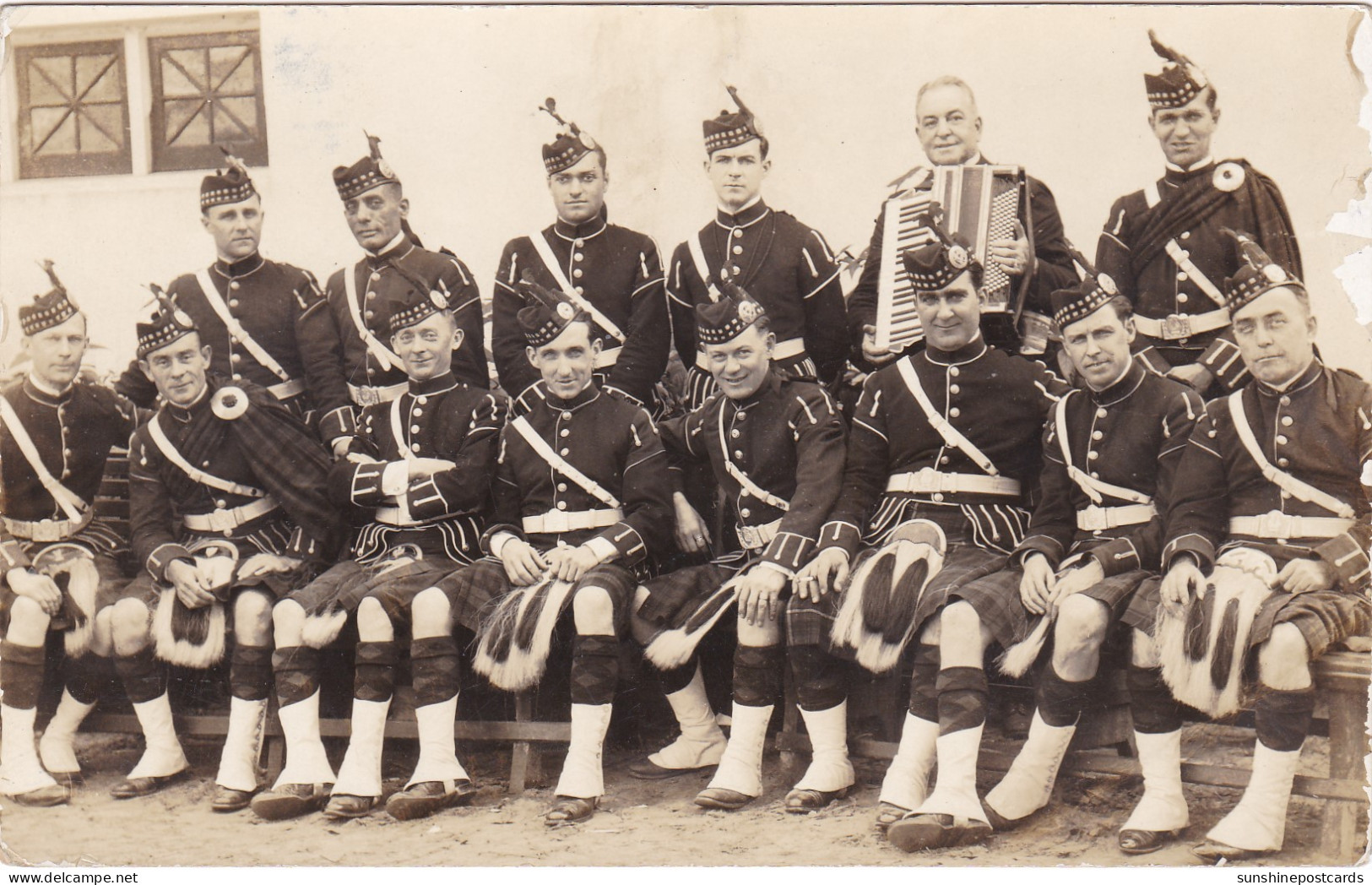 Florida St Petersburg Royal Scotch Highlands Musicians Circa 1930-40s Real Photo - St Petersburg