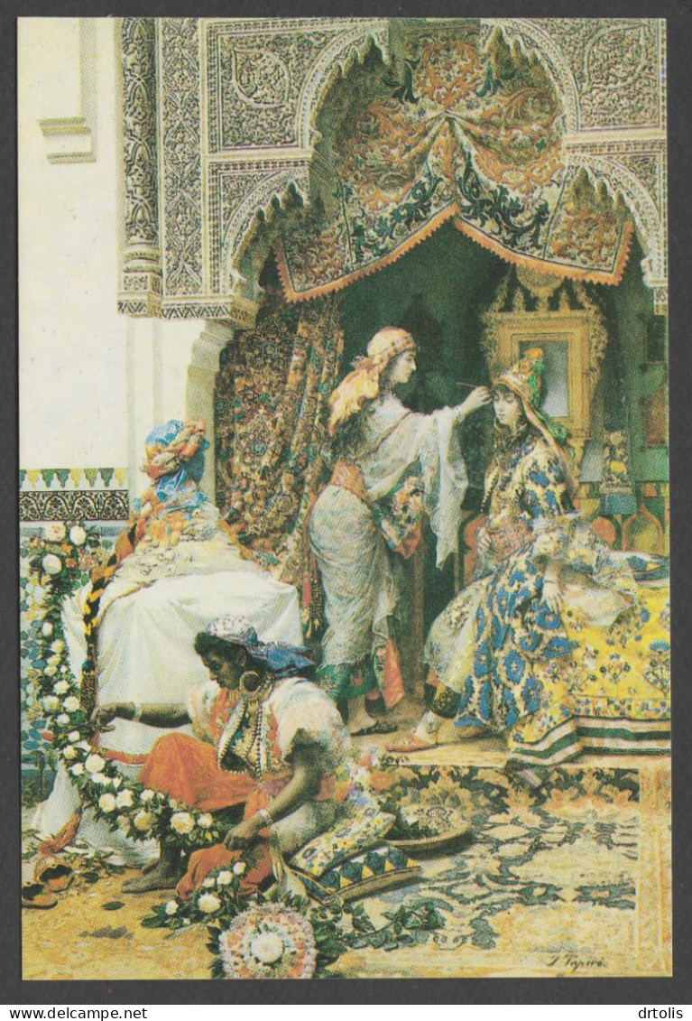 EGYPT / OLD CARD / REPRINT / JOSE TAPIRO Y BARVA / PREPARATION OF THE MARIAGE OF THE SHERIEF'S DAUGHTER - Musées