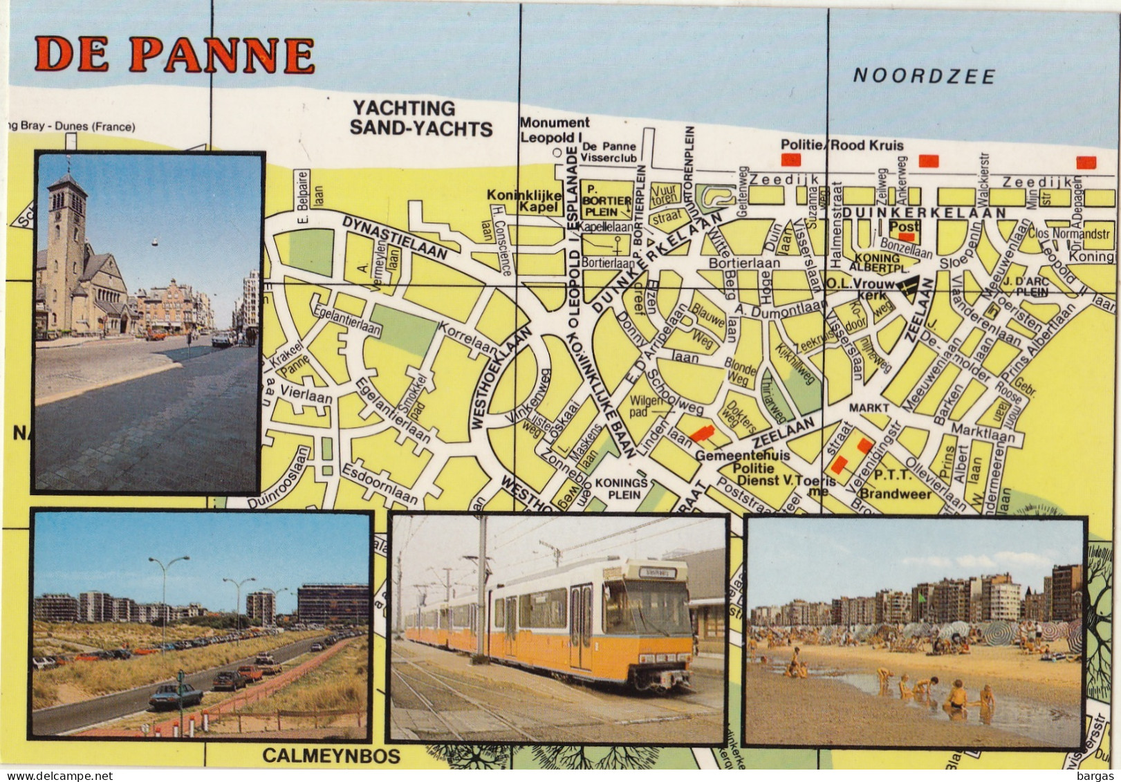 Carte Postale Tram Tramways De Panne - Strassenbahnen