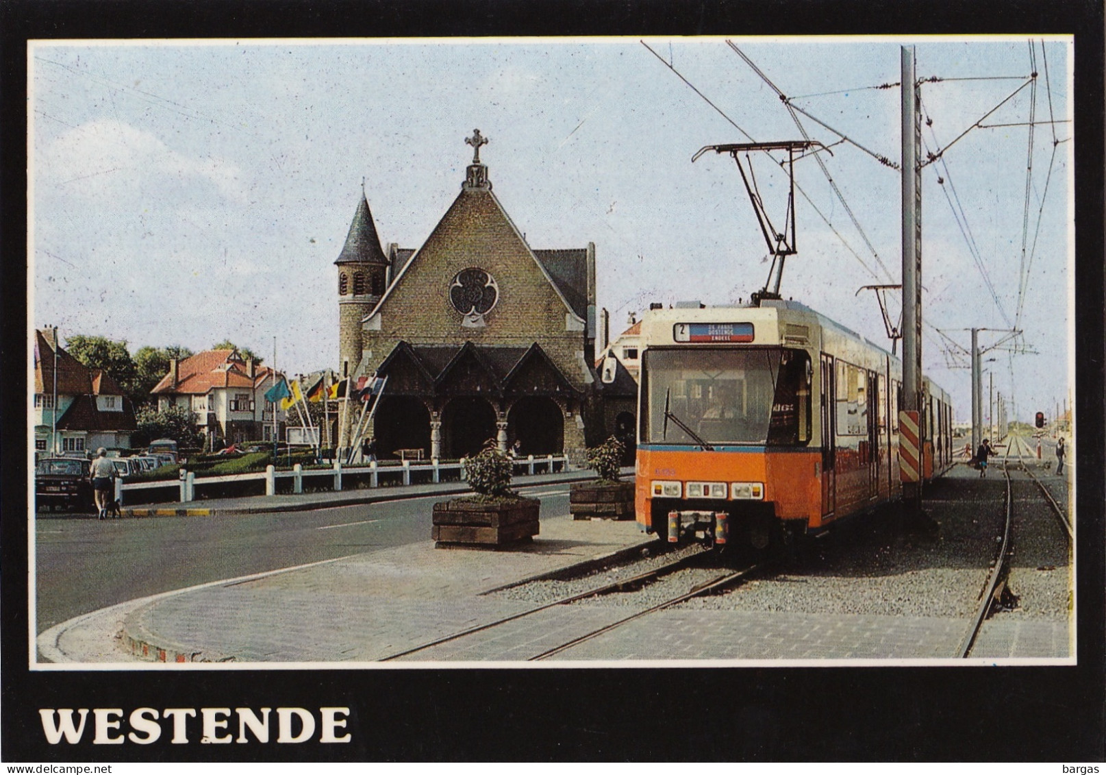 Carte Postale Tram Tramways Westende - Strassenbahnen