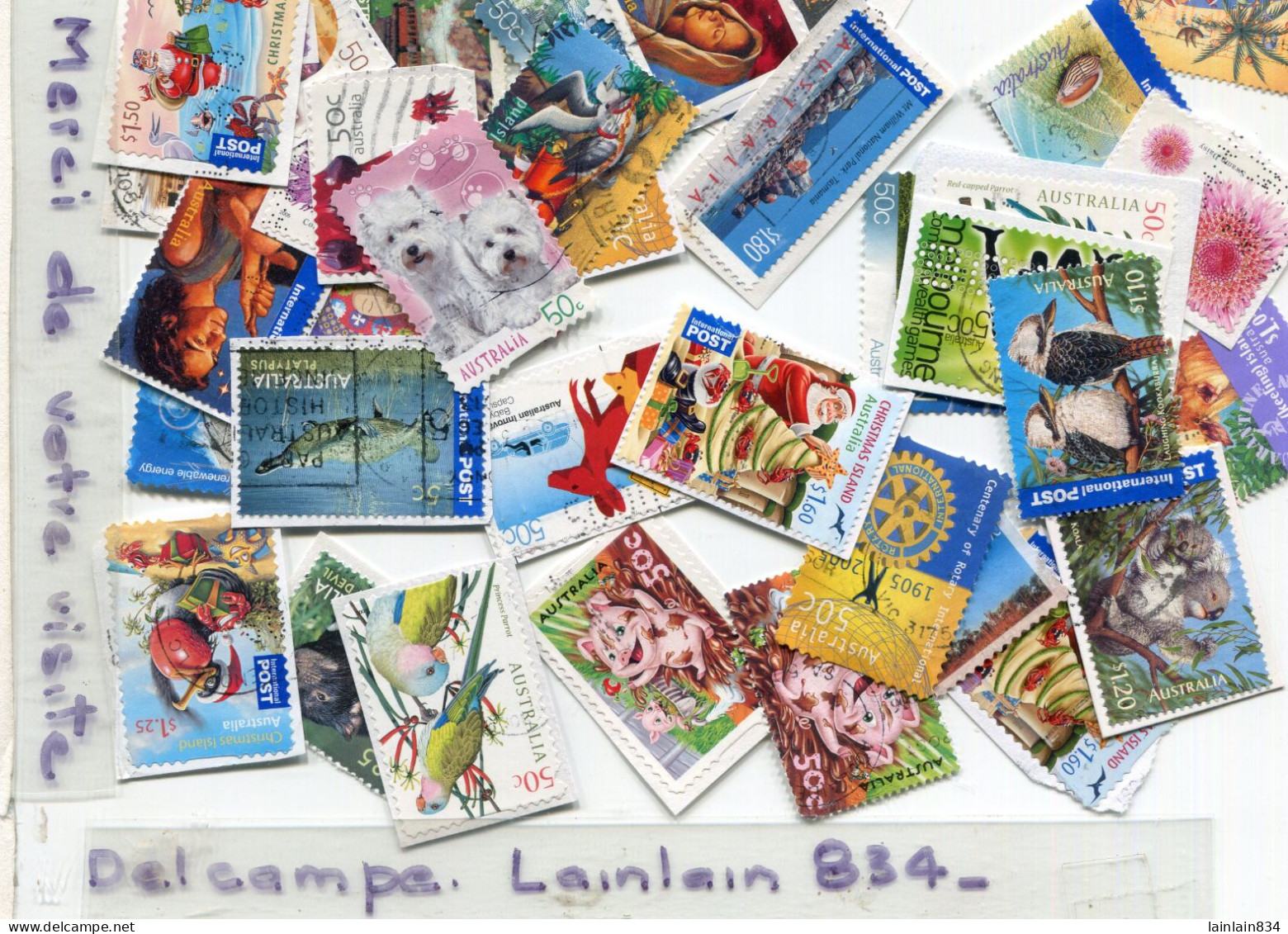 -  Bonne Cinquantaine De Timbres Australiens, 50, ( Stamps ) Oblitéres, Années 2004 à 2006, TBE, Scans - Oblitérés