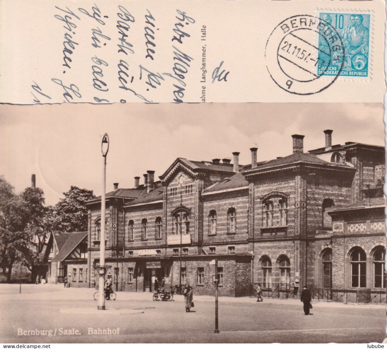 Bernburg (Saale) - Bahnhof         1957 - Bernburg (Saale)