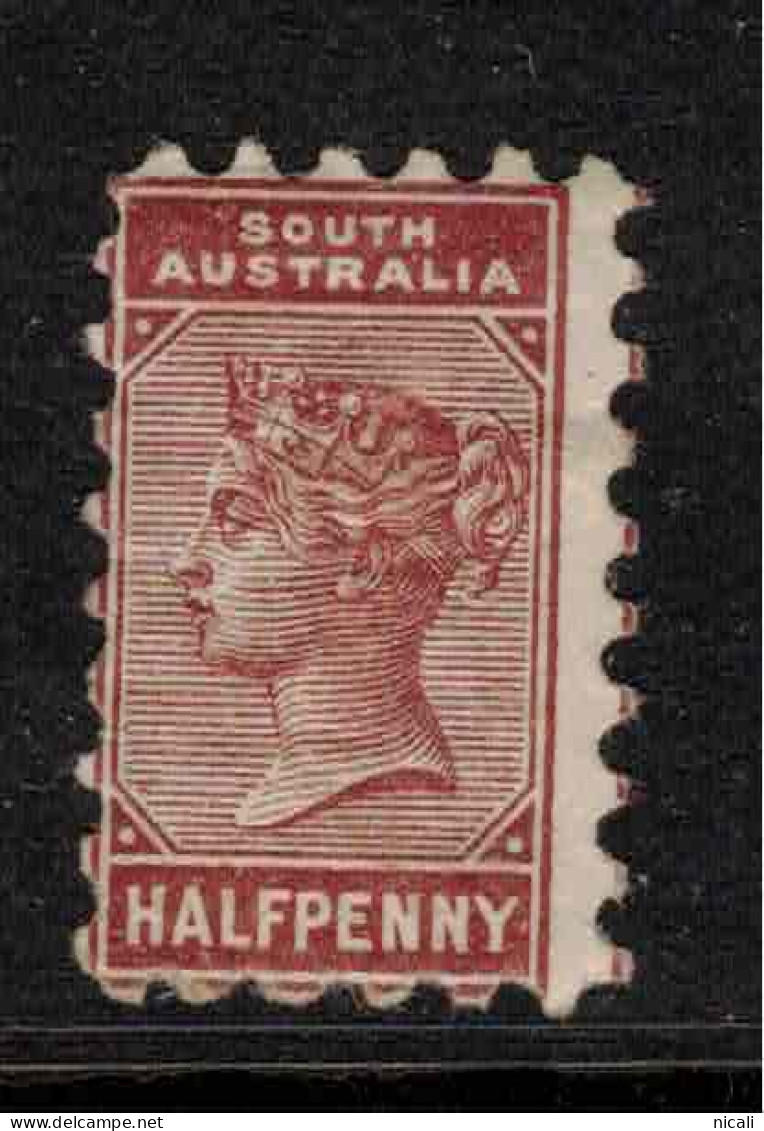 SOUTH AUSTRALIA 1883 1/2d Chocolate P10 SG 182b HM #CBU6 - Neufs