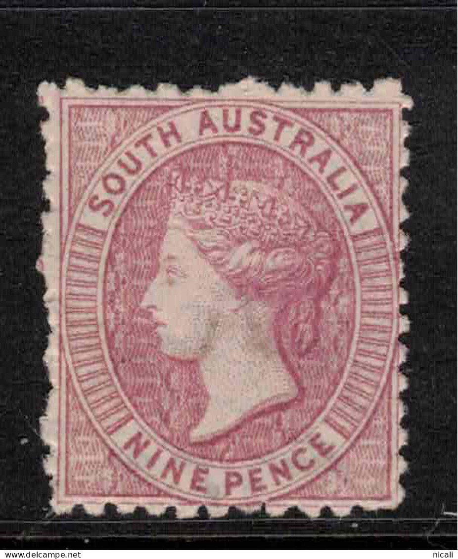 SOUTH AUSTRALIA 1876 9d Rose-Lilac P11.5-12.5 SG 124 HM #CBU2 - Ongebruikt