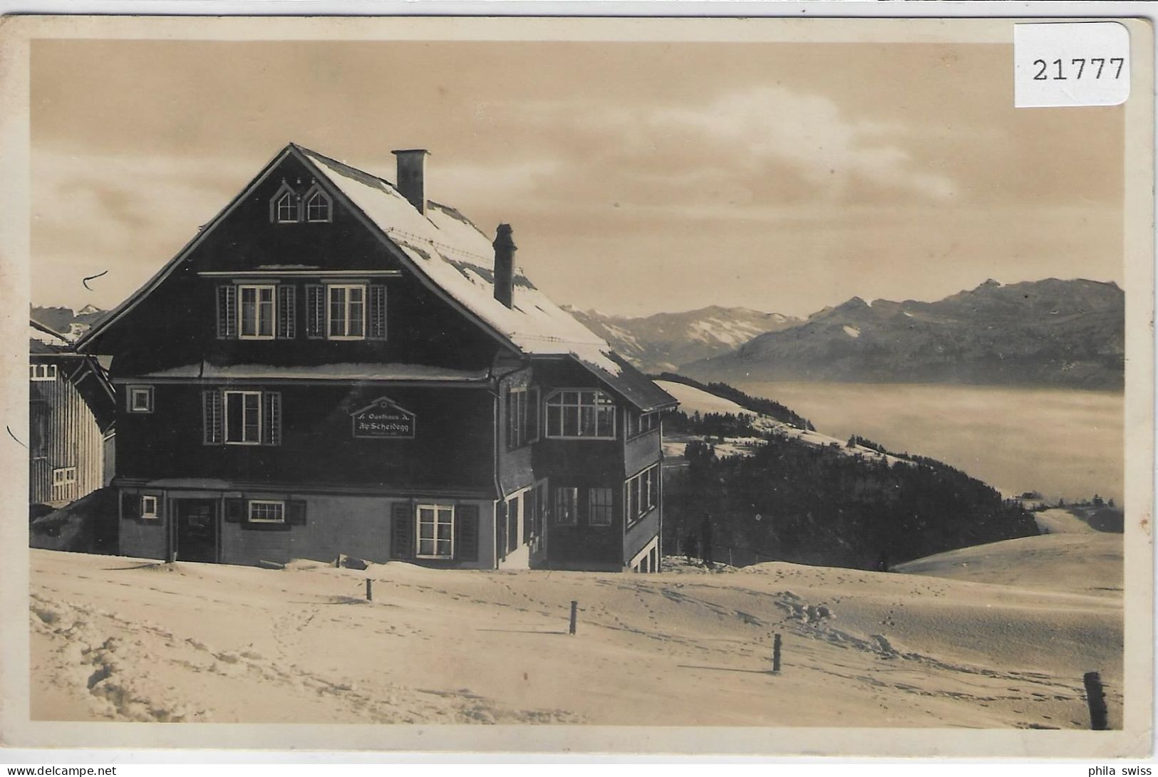 Alp Scheidegg Bei Wald ZH Im Winter En Hiver - Wald