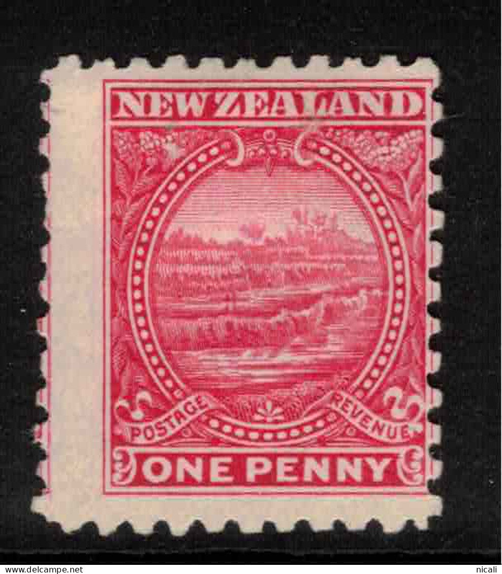 NZ 1898 1d Rose-red White Terraces P11 SG 274a HM* #CBT35 - Neufs