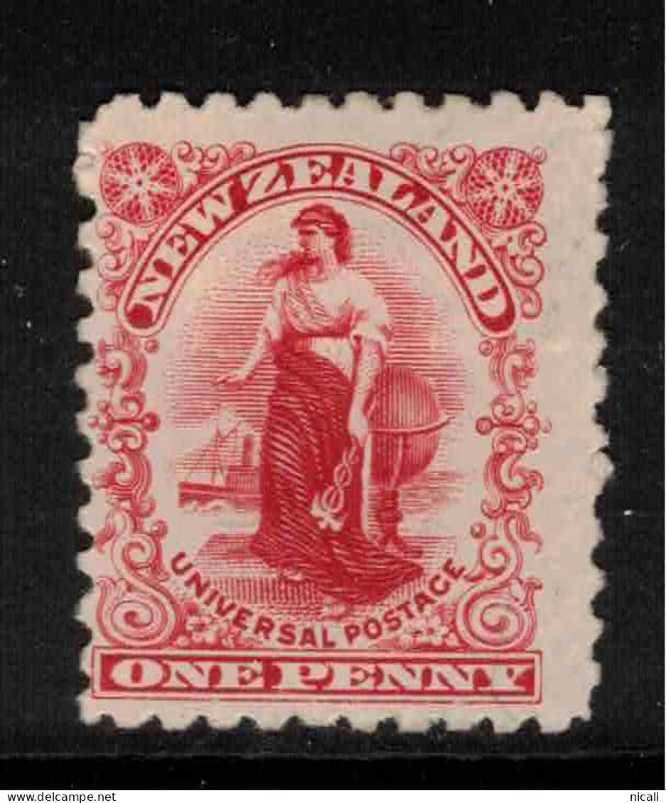 NZ 1901 1d Carmine Universal Pirie P11 SG 278 HM #CBT36 - Neufs