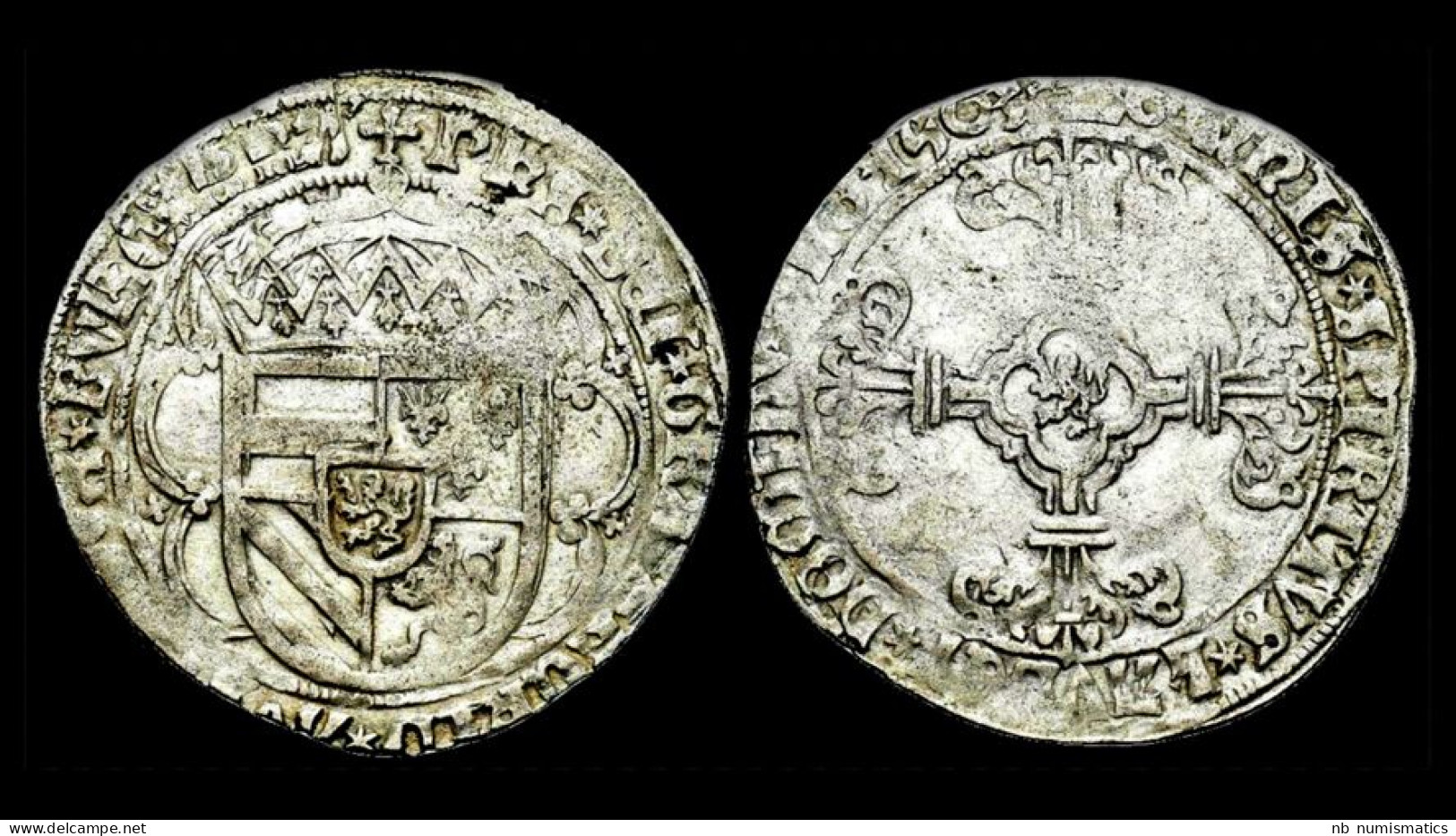 Southern Netherlands Brabant Philippe Le Beau Double Patard (stuiver) 1503 - Andere & Zonder Classificatie