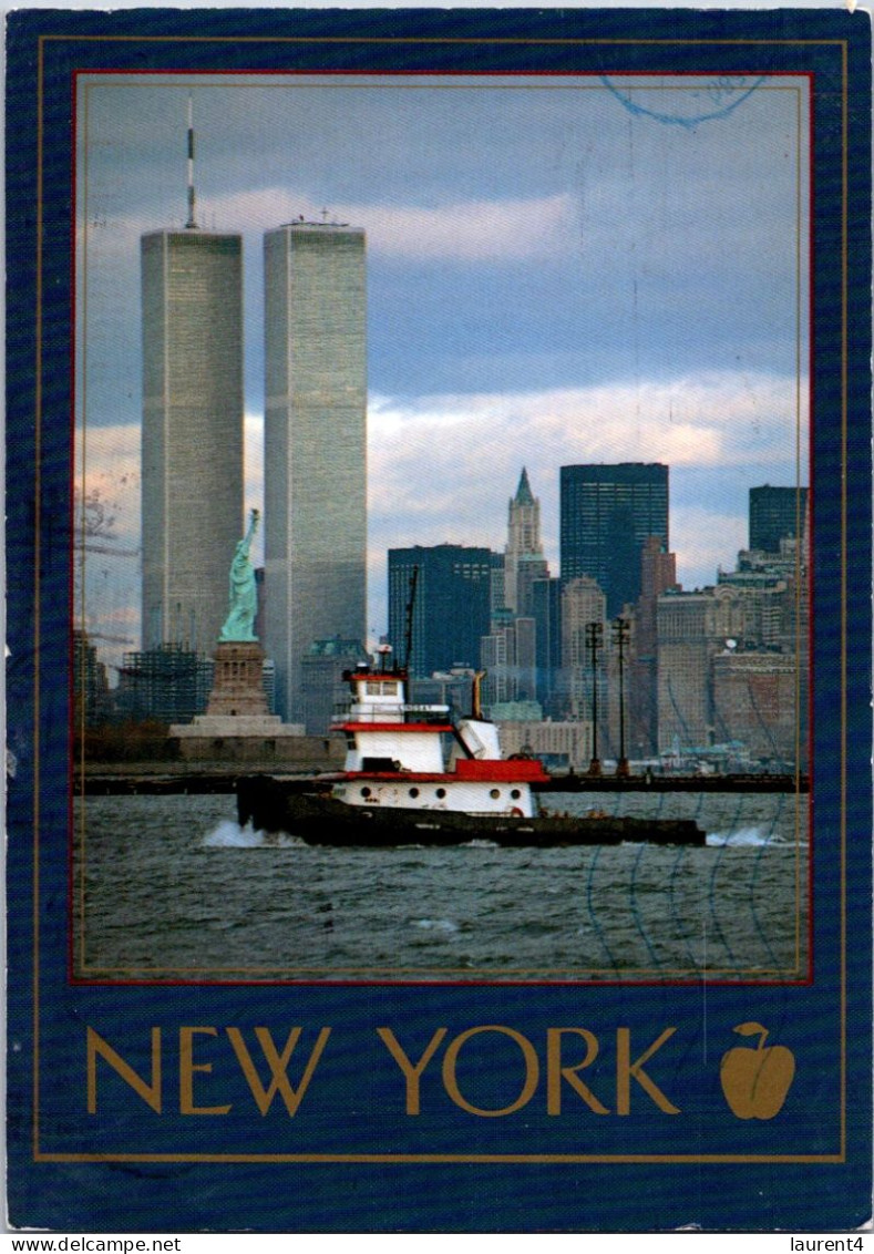 (1 R 14) USA - New York City Posted To France (2007 - With Many Special Postmarking At Back) World Trade Center & More - Vrijheidsbeeld