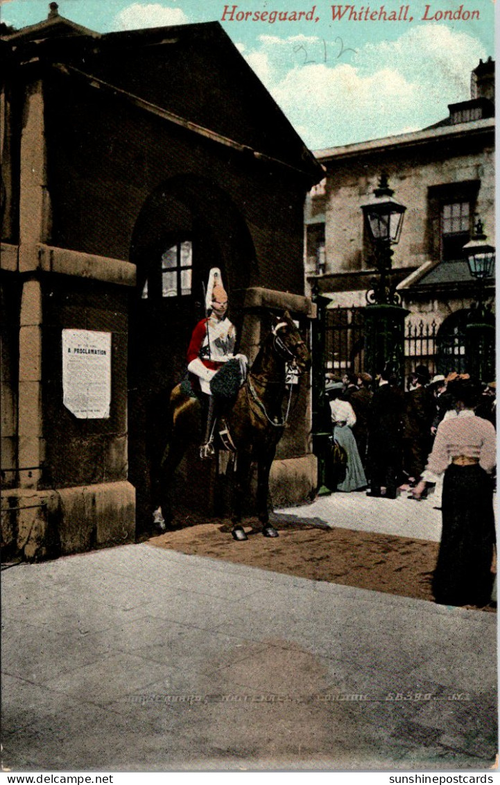 England London Whitehall The Horseguard - Whitehall