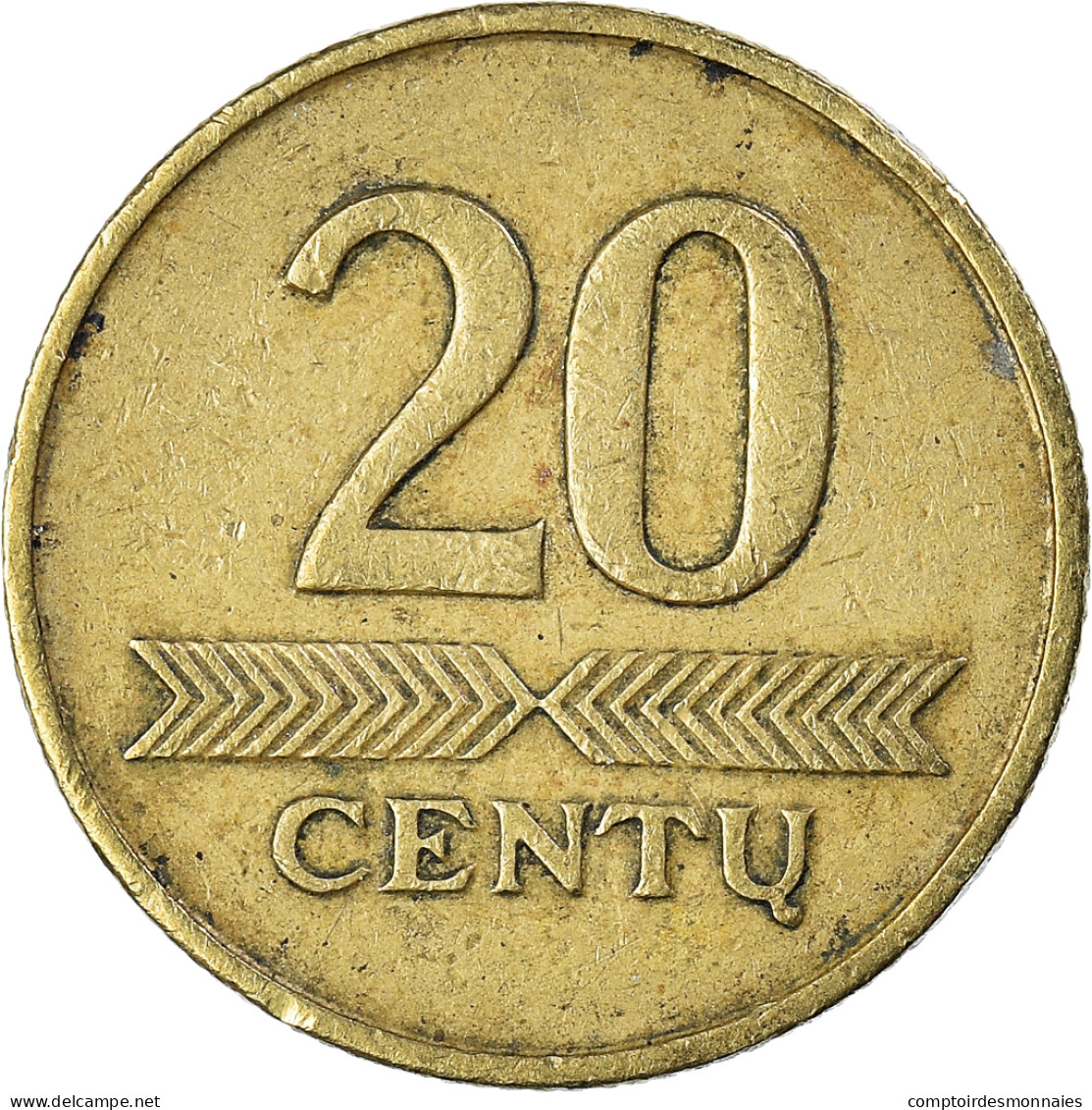 Monnaie, Lituanie, 20 Centu, 1997 - Lithuania