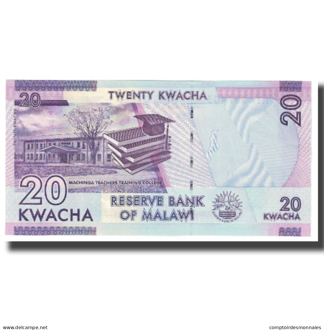 Billet, Malawi, 20 Kwacha, 2014, 2014-01-01, KM:57, NEUF - Malawi