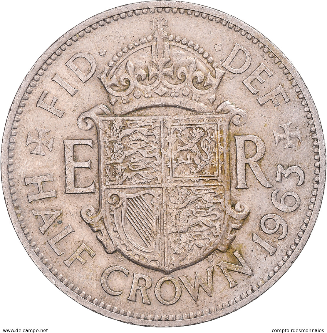 Monnaie, Grande-Bretagne, 1/2 Crown, 1963 - K. 1/2 Crown