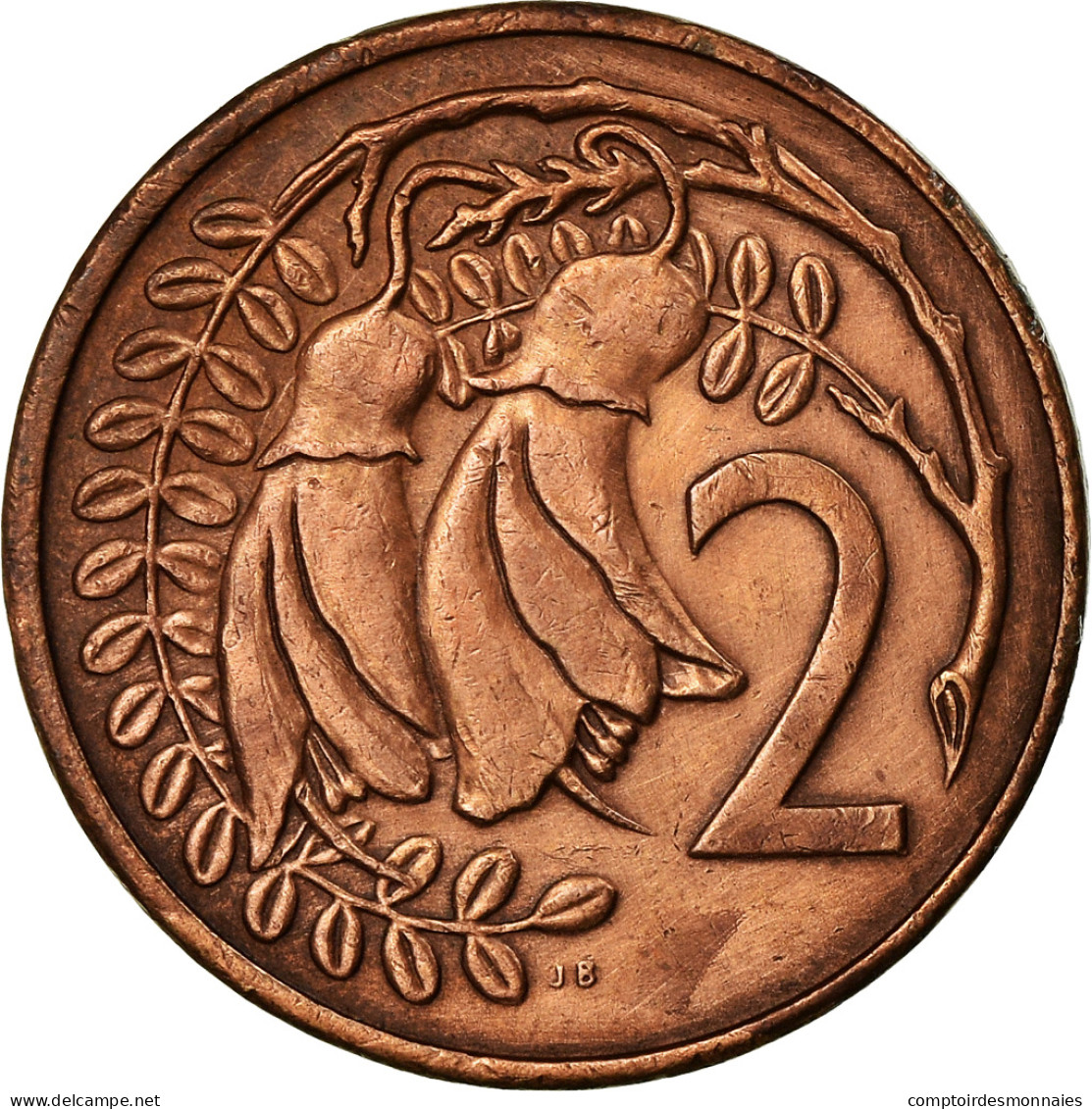 Monnaie, Nouvelle-Zélande, Elizabeth II, 2 Cents, 1982, TTB, Bronze, KM:32.1 - 2 Cents