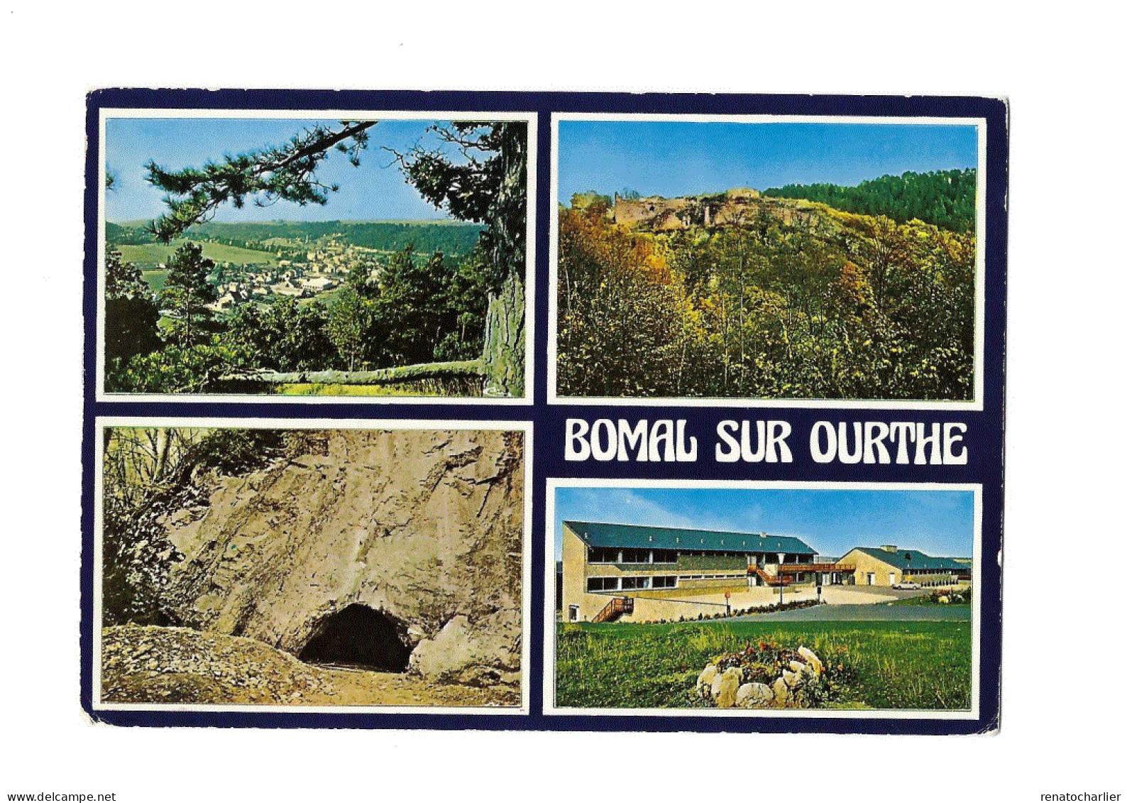 Bomal-sur-Ourthe.Multivues.Expédié à Antwerpen. - Durbuy