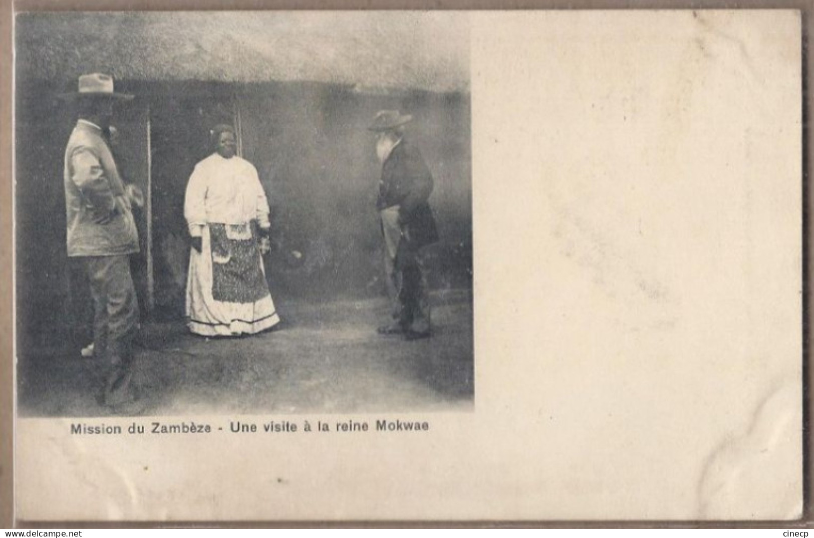 CPA ZAMBEZE - Mission Du Zambèze - Une Visite à La Reine Mokvae - TB PLAN ANIMATION - Non Classés