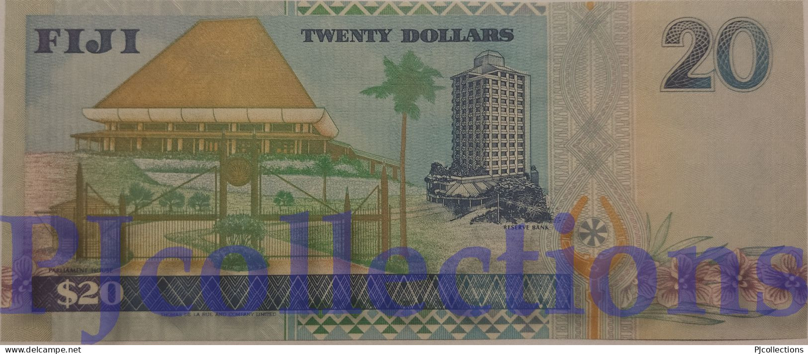 FIJI 20 DOLLARS 1996 PICK 99a UNC LOW SERIAL NUMBER "X000304" - Fidschi