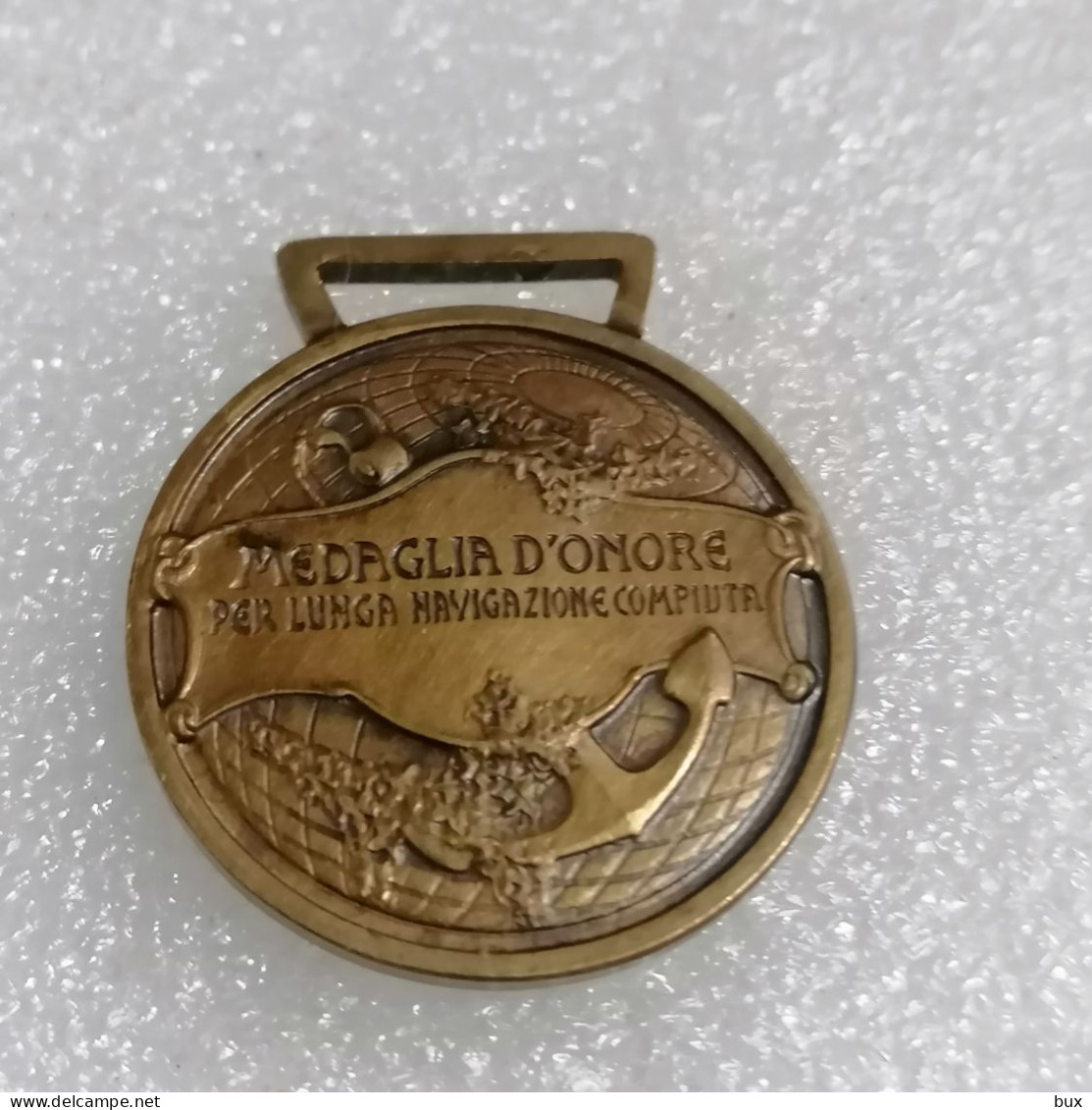 Medaglia D'onore Per Lunga  Navigazione Compiuta Bronzo Marina Militare - Altri & Non Classificati