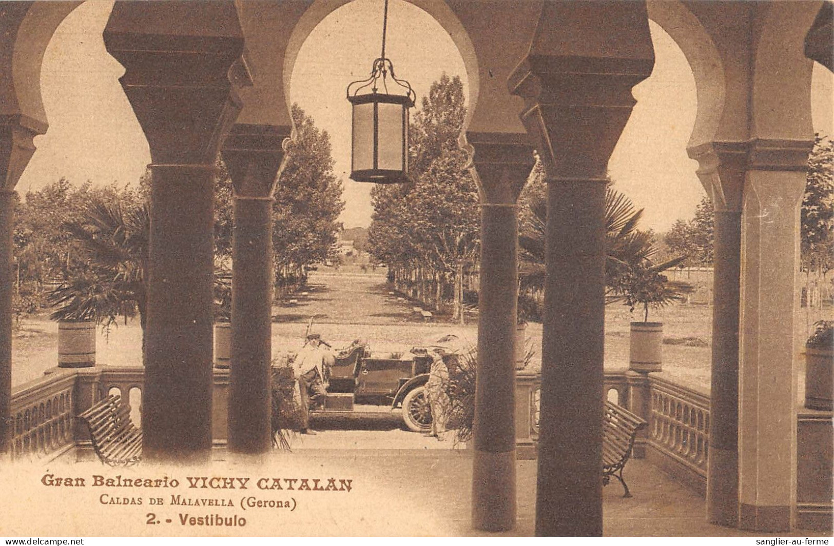 CPA ESPAGNE CALDAS DE MALAVELLA GRAN BALNEARIO VICHY CATALAN VESTIBULO - Andere & Zonder Classificatie