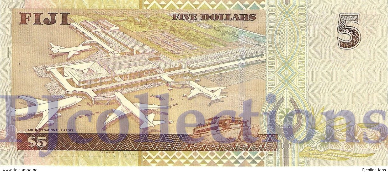 FIJI 5 DOLLARS 2002 PICK 105b UNC - Fidschi