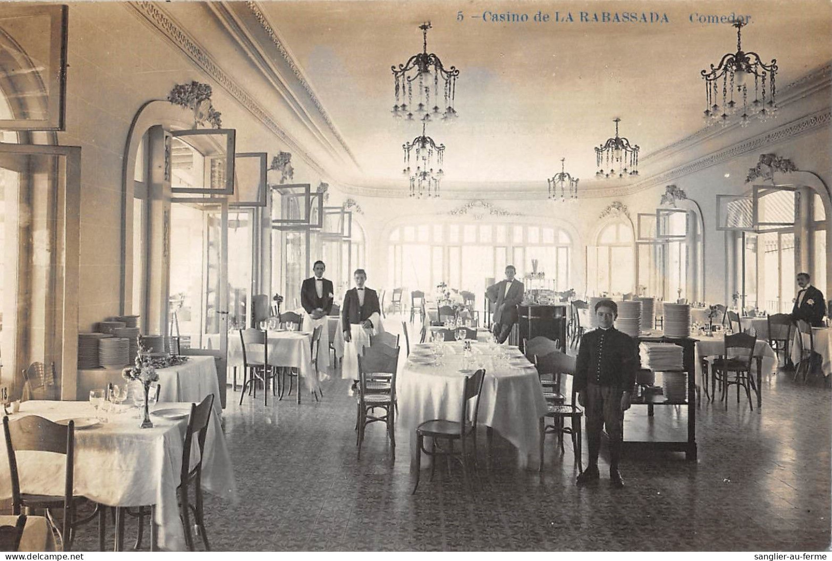 CPA ESPAGNE CASINO DE LA RABASSADA COMEDOR - Barcelona