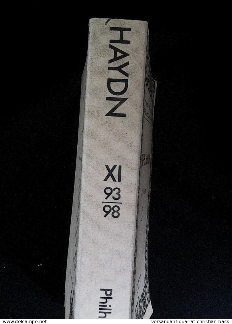 Joseph Haydn - Kritische Ausgabe Sämtlicher Sinfonien Band 11  (93-98) - PH 599 - Musik