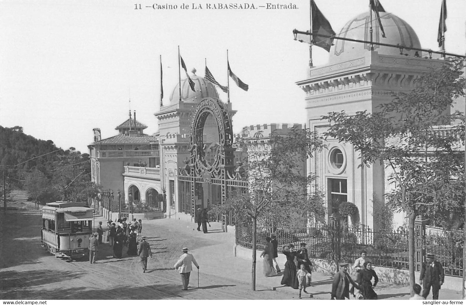 CPA ESPAGNE CASINO DE LA RABASSADA ENTRADA - Barcelona