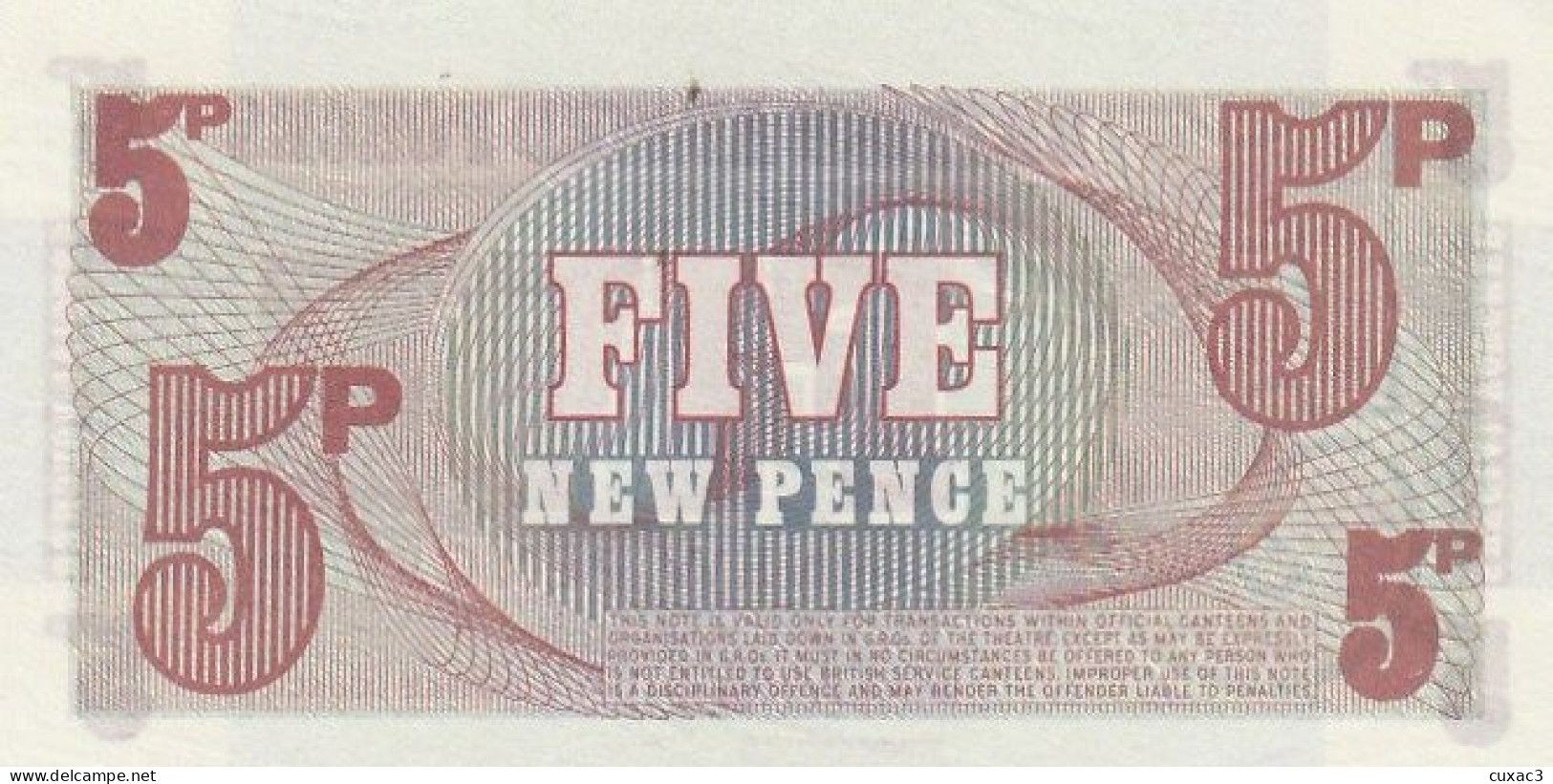 British Armed Forces  5 Five New Pence - Andere & Zonder Classificatie