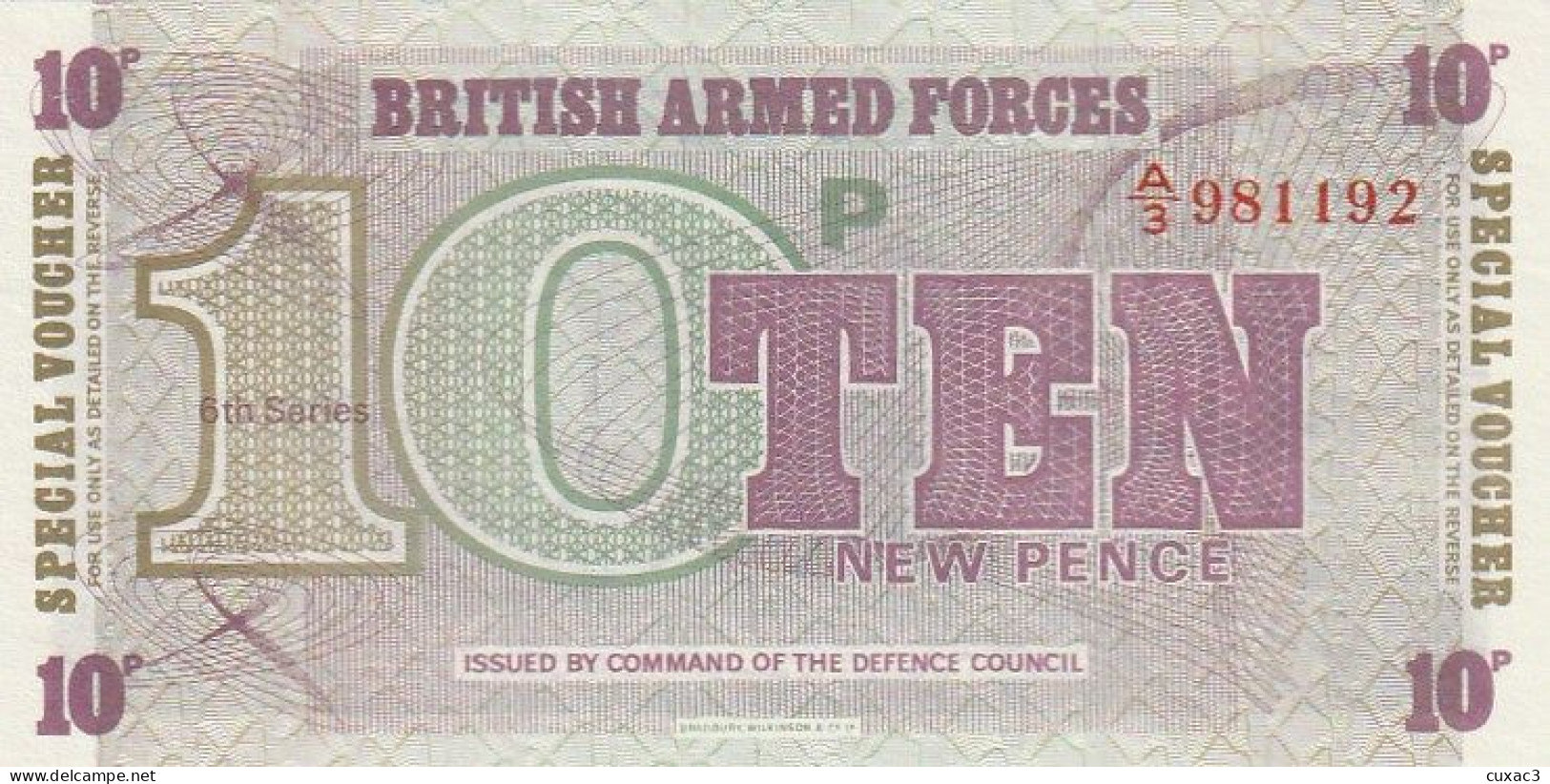 British Armed Forces  10 Ten New Pence - Autres & Non Classés