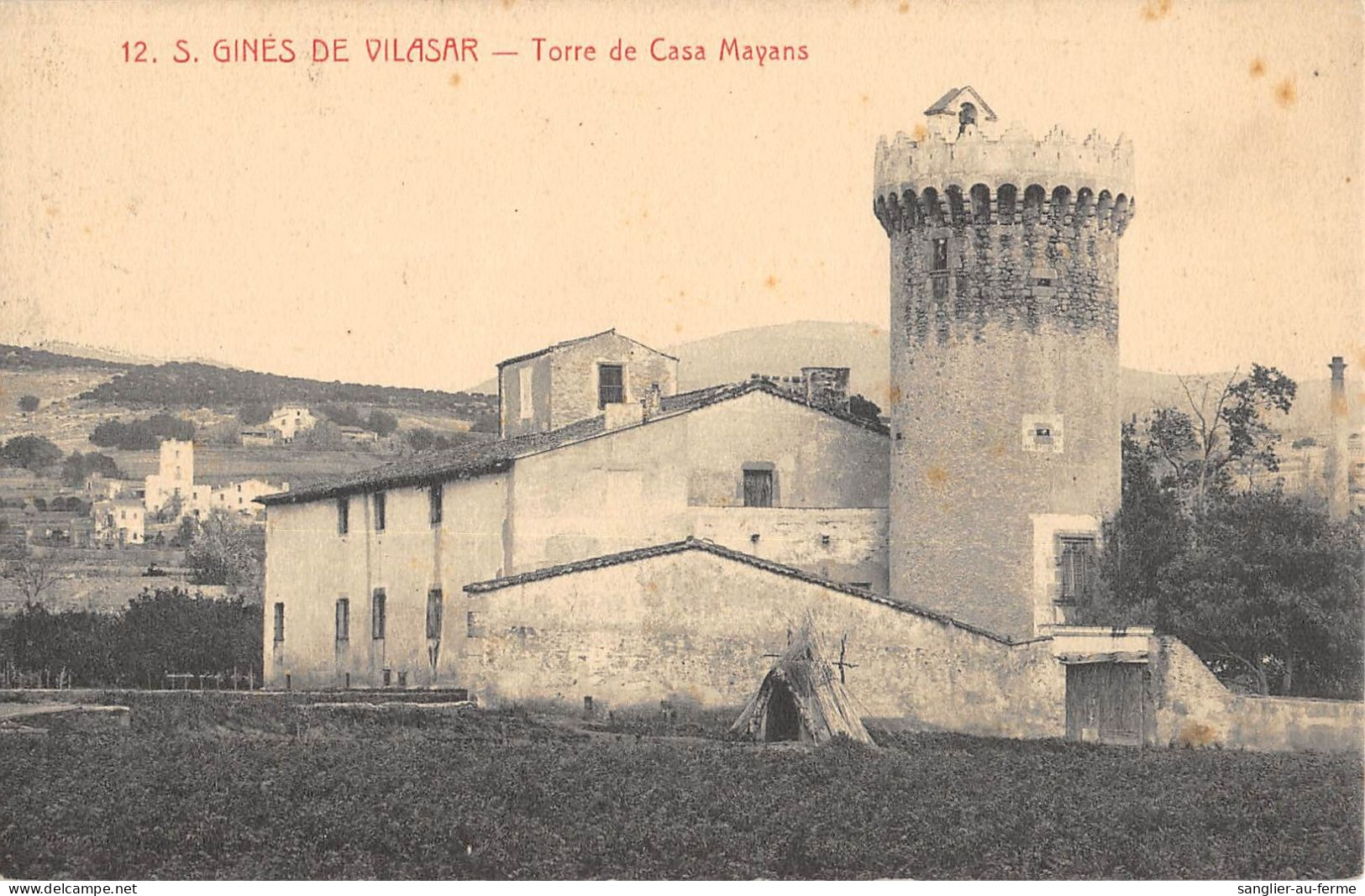 CPA ESPAGNE S.GINES DE VILASAR TORRE DE CASA MAYANS - Altri & Non Classificati