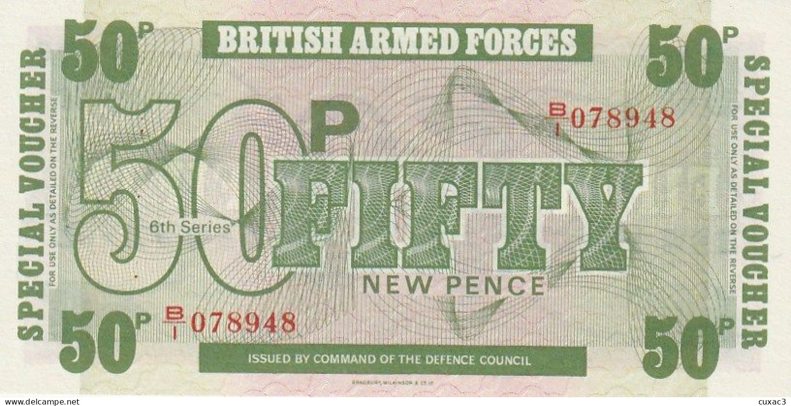 British Armed Forces  50 Fifty  New Pence - Autres & Non Classés