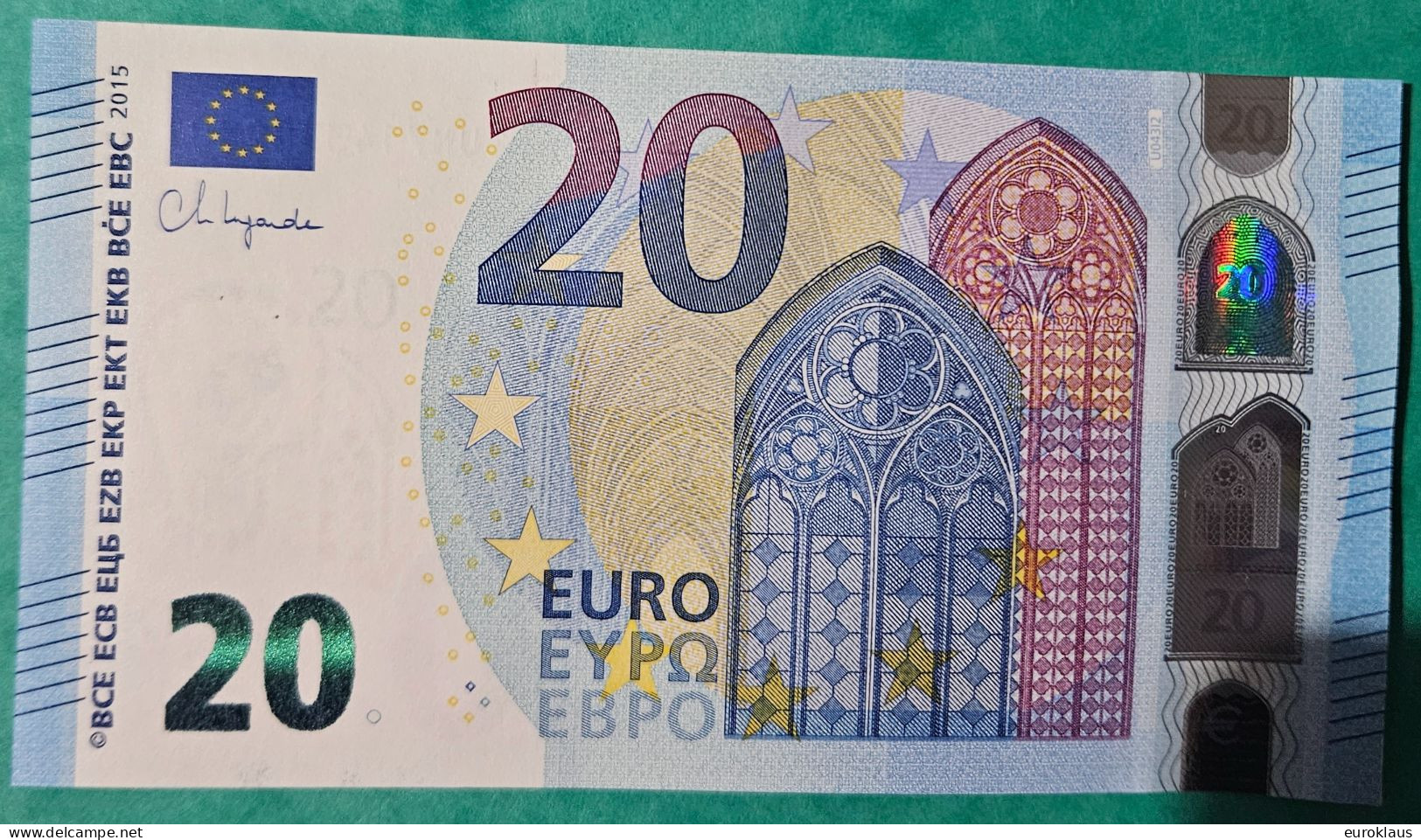 U043I2 CH14 UN714 UNC - 20 Euro