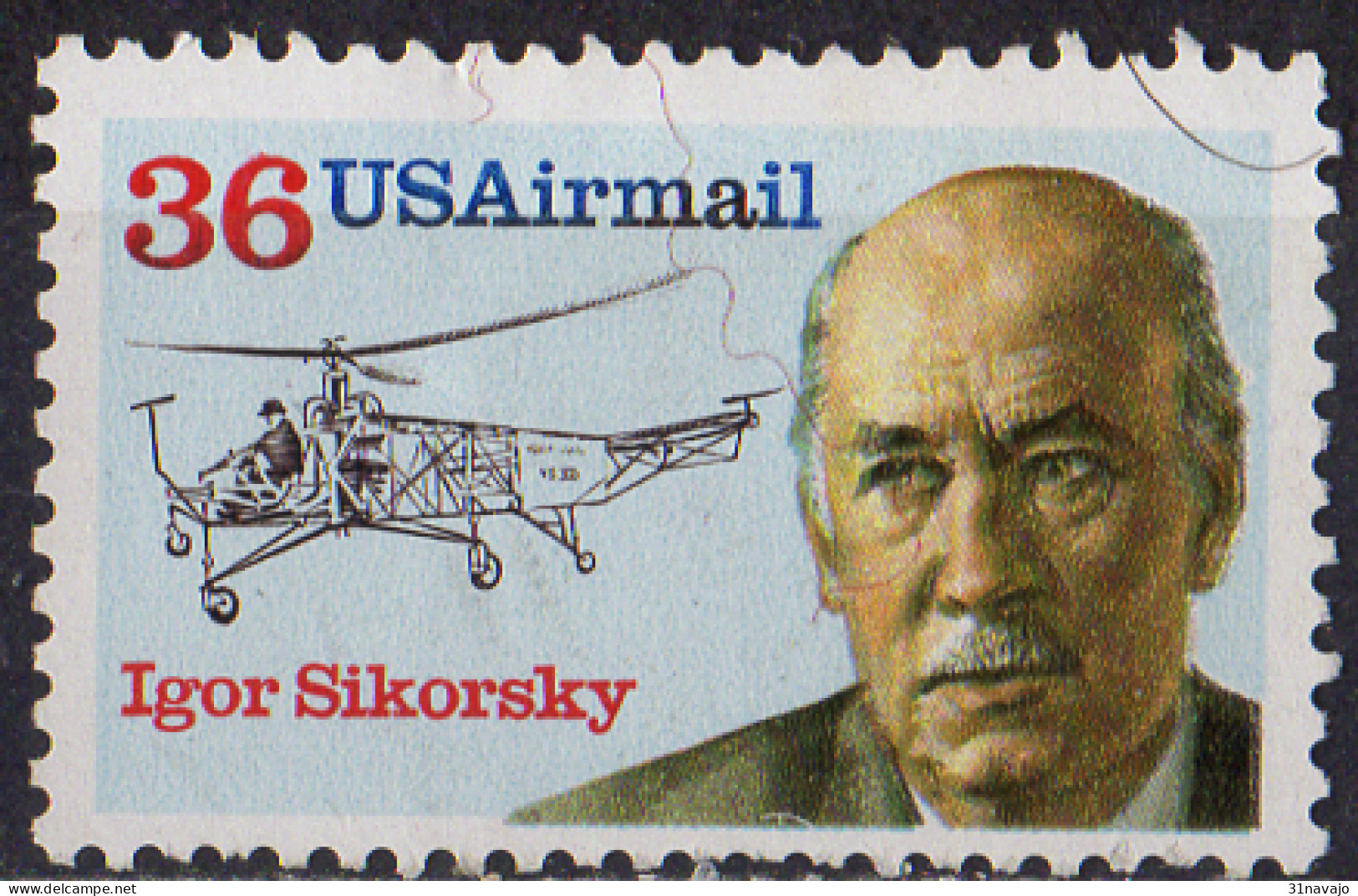 ETATS UNIS D'AMERIQUE - Igor Sikorsky - 3b. 1961-... Ungebraucht