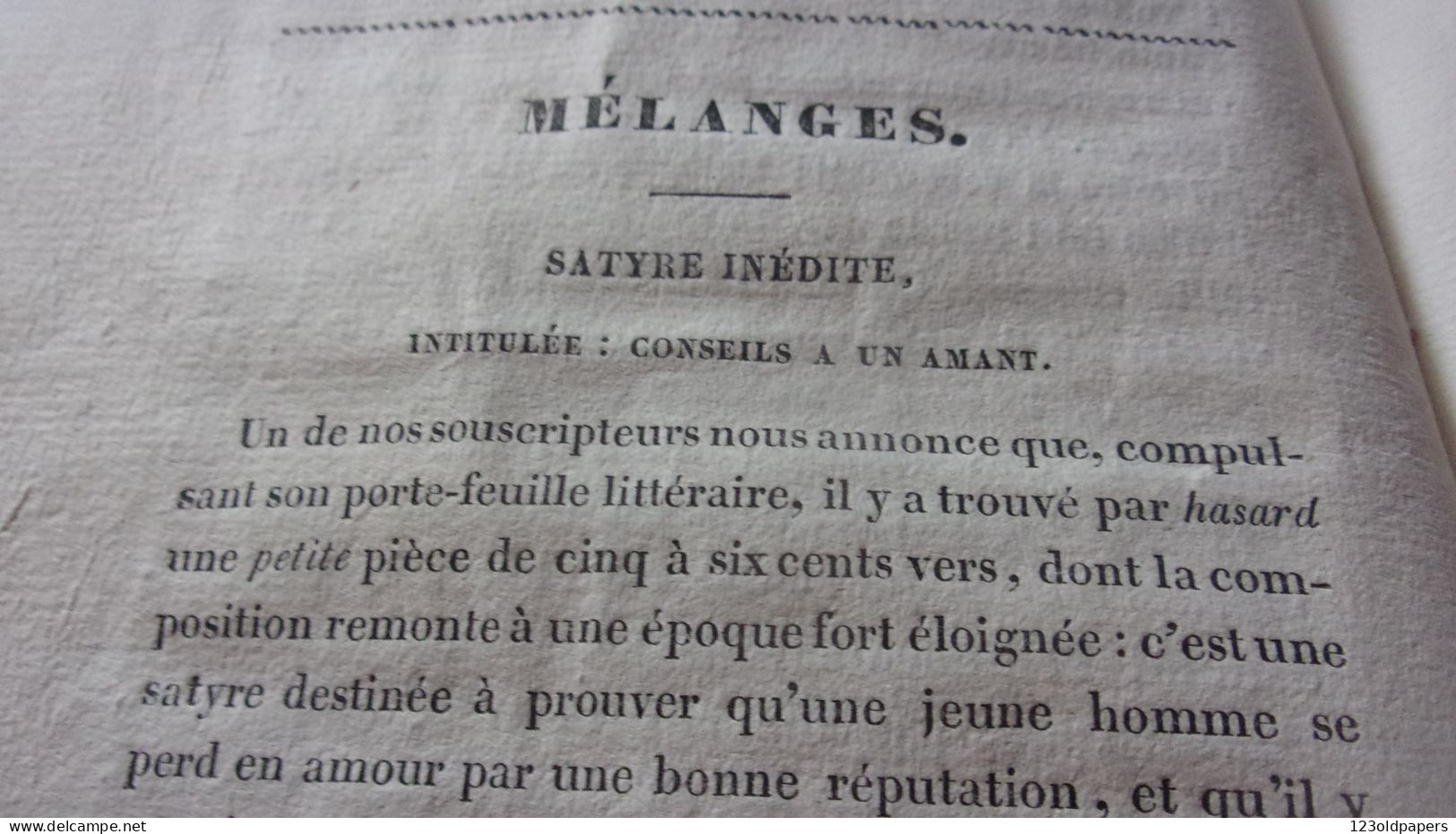 1827 BERRY INDRE L IRIS JOURNAL DE L INDRE  1ERE ANNEE 16 EME LIVRAISON A BOURGES SOUCHOIS CHABRIS ...FORCATS..