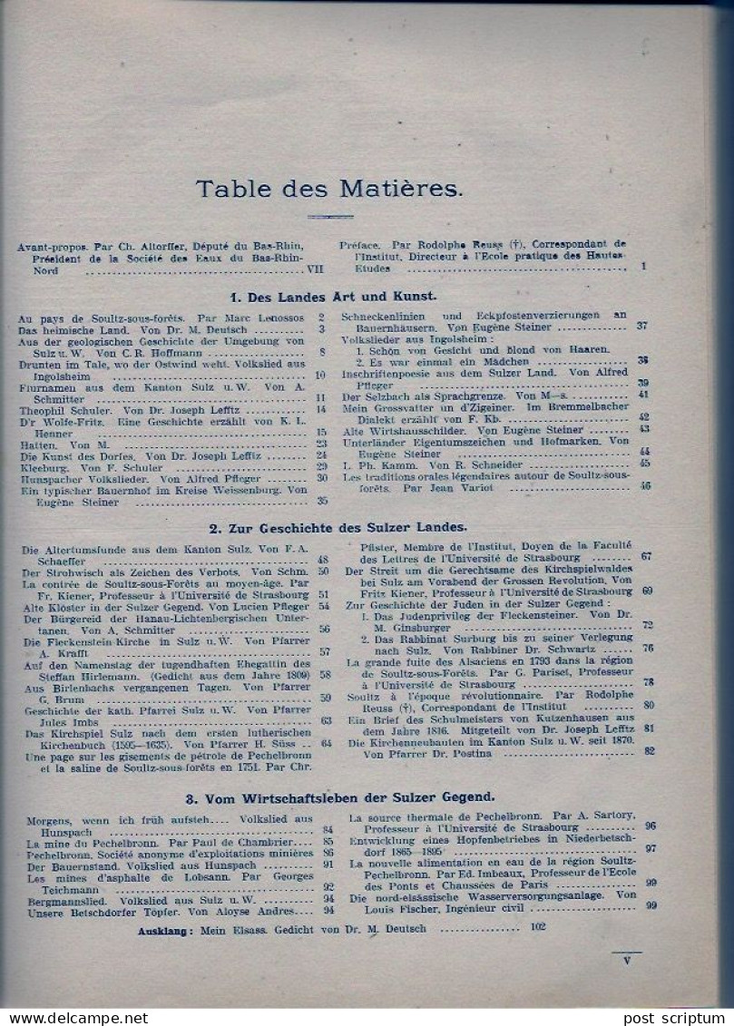 Livre - Soultz Sous Forêts Et Ses Environs - Ein Heimatbuch Mit Bildern Von  Henri Bacher -  En Français Et Allemand - Alsace