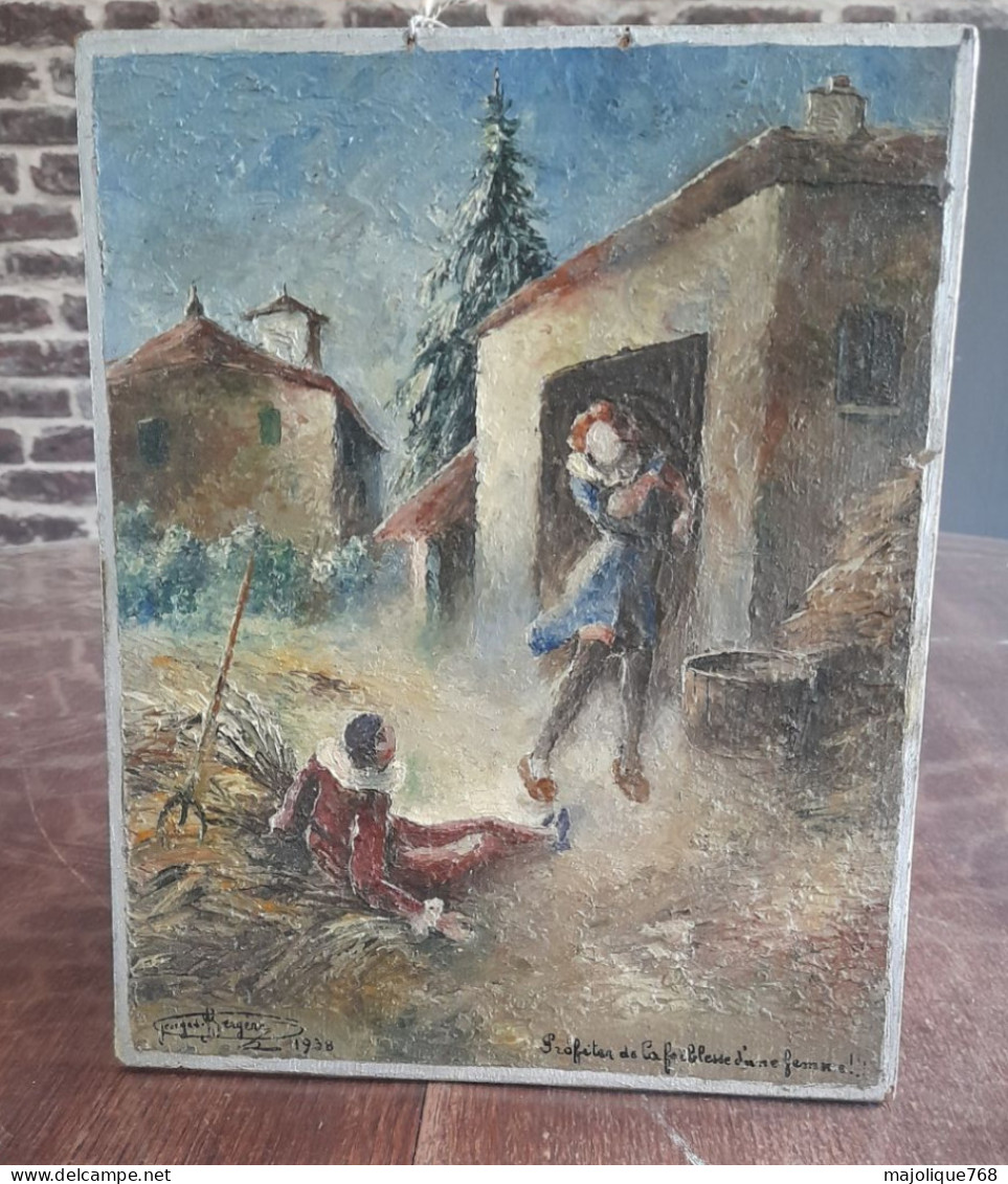 Lot de 5 Tableaux de Georges Bergère