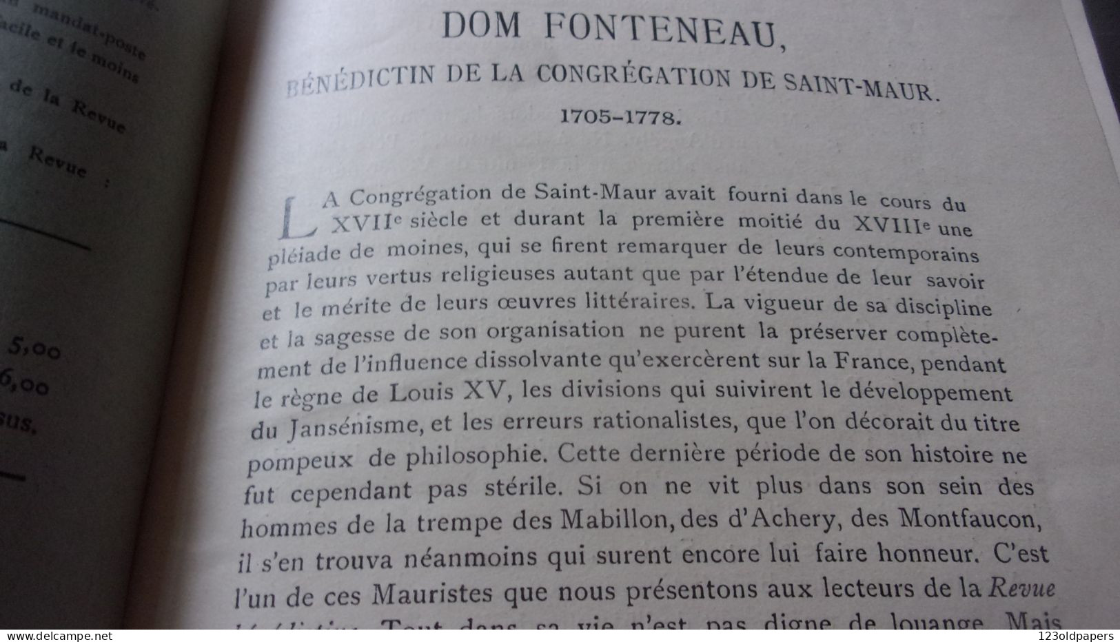 1898 REVUE BENEDICTINE N°8 AOUT 1898 ABBAYE DE MAREDSOUS DOM FONTENEAU NE A JULLY PRES VIERZON / POITOU - Belgien