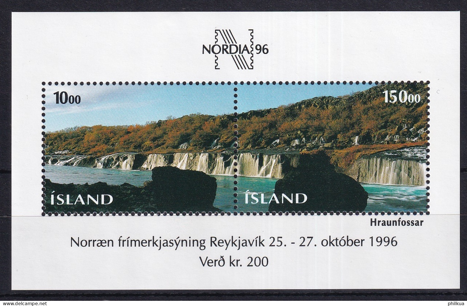 MiNr. 835 - 836 (Block 18) Island1995, 9. Okt. Blockausgabe: Tag Der Briefmarken – Internationale  - Postfrisch/**/MNH  - Ungebraucht