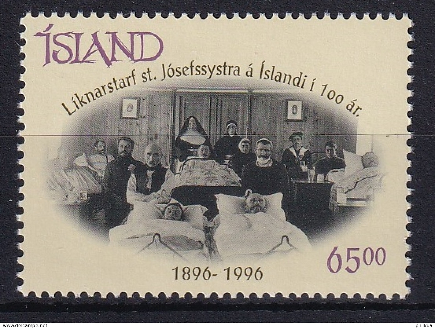 MiNr. 854 Island 1996, 17. Sept. 100 Jahre Orden Der St.-Joseph-Schwestern In Island - Postfrisch/**/MNH  - Unused Stamps