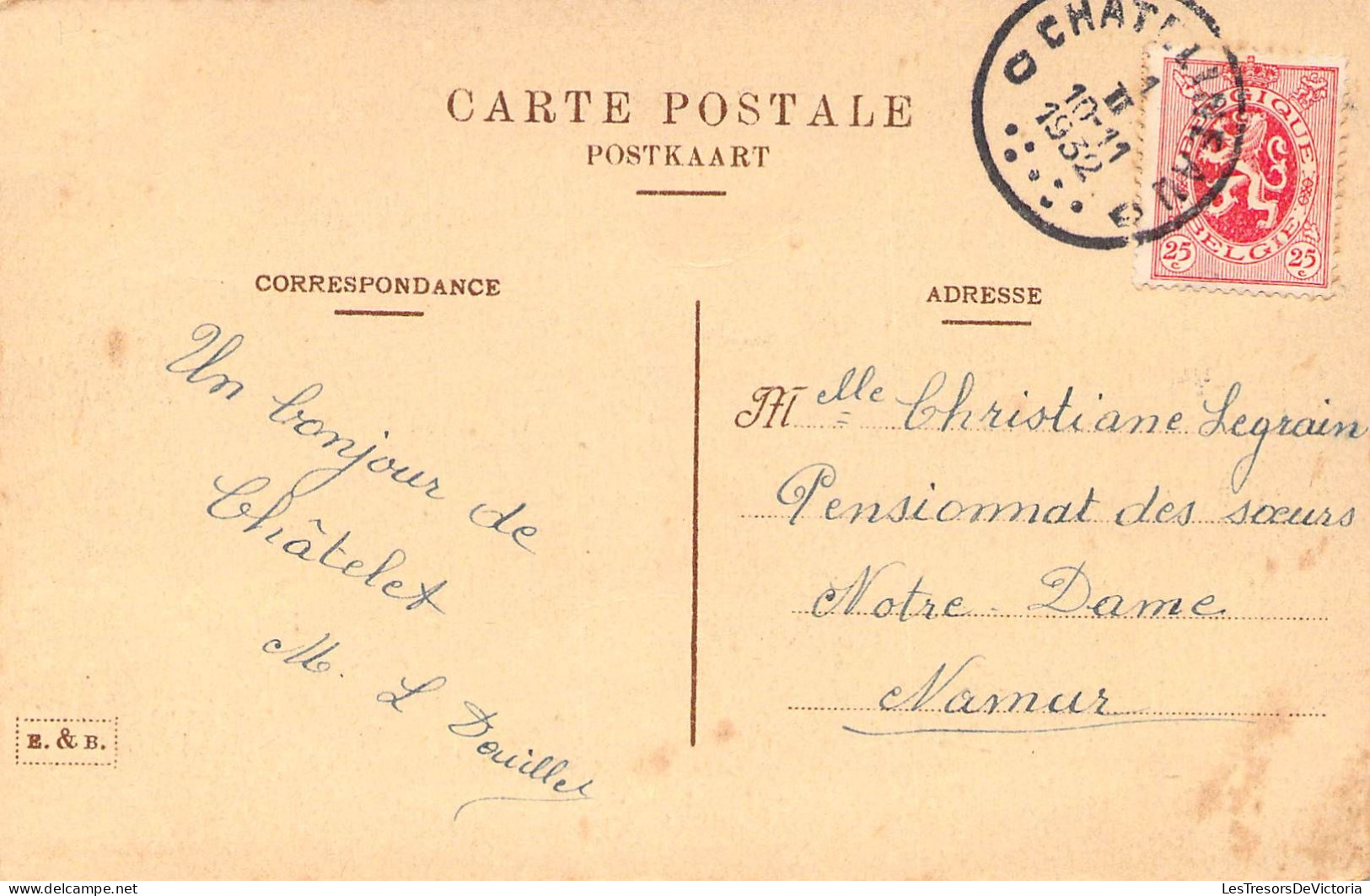 PERSONNAGES HISTORIQUE - Marie Elisabeth JOLY Du Théâtre Francais - Carte Postale Ancienne - Personnages Historiques