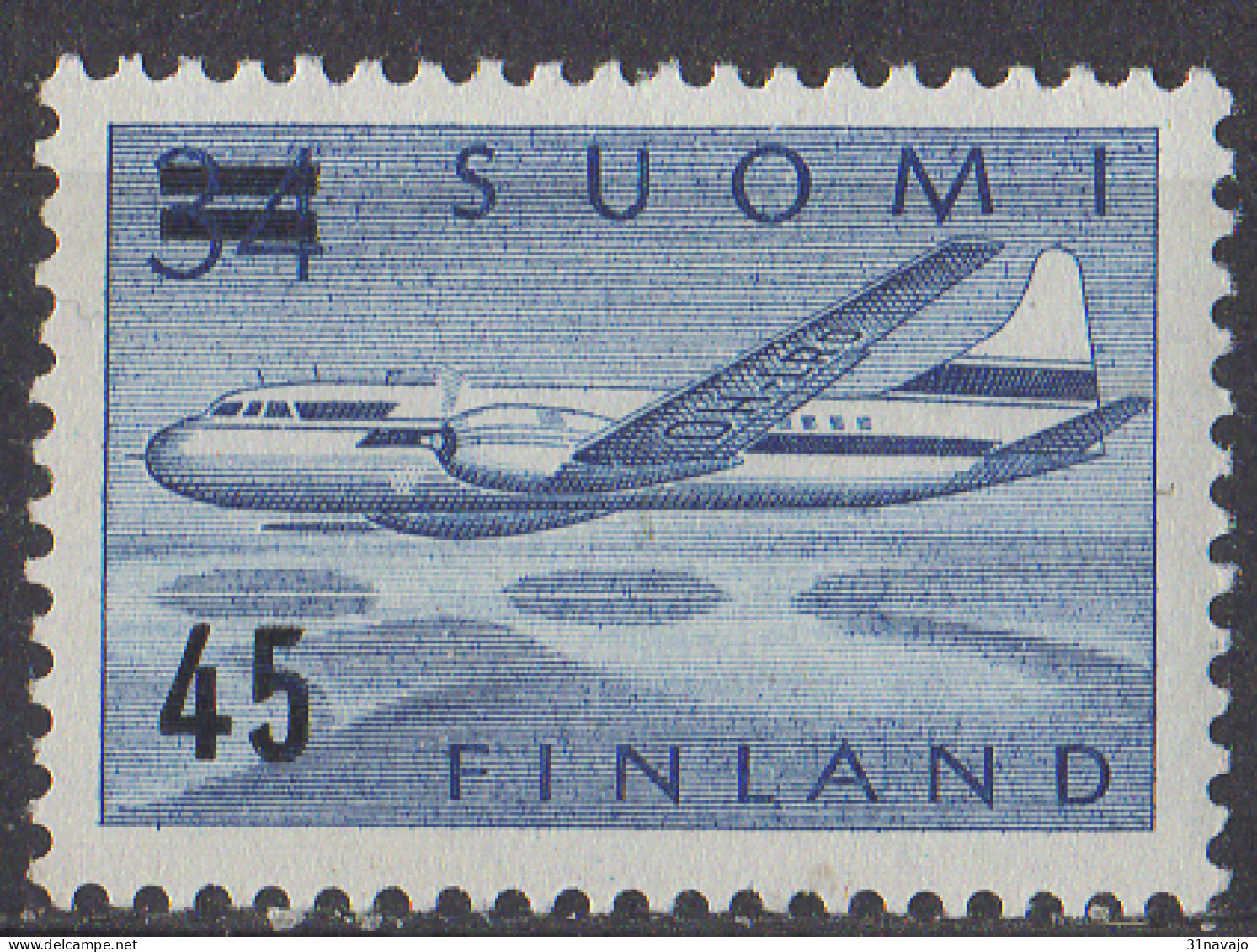 FINLANDE  - Avions 1959 - Ungebraucht